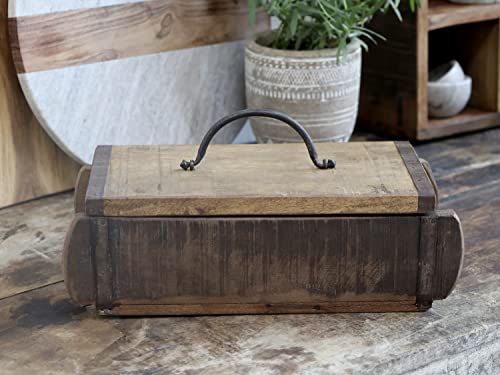 Chic Antique Grimaud Backsteinform mit Deckel Holzschachtel Ziegelform 1 Fach Chic Antique Grimaud Backsteinform mit Deckel Holzschachtel Ziegelform 1 Fach von Chic Antique