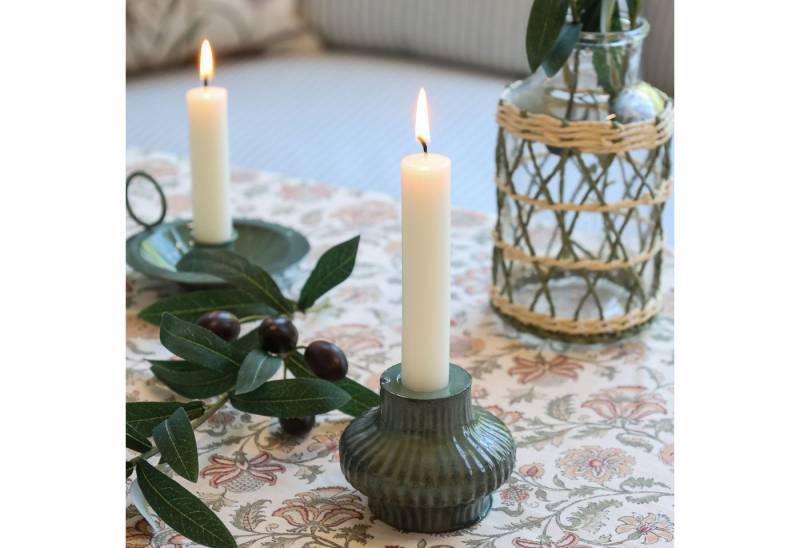 Chic Antique Kerzenhalter Kerzenständer H7/D7,5 cm antique verte (1 St) von Chic Antique