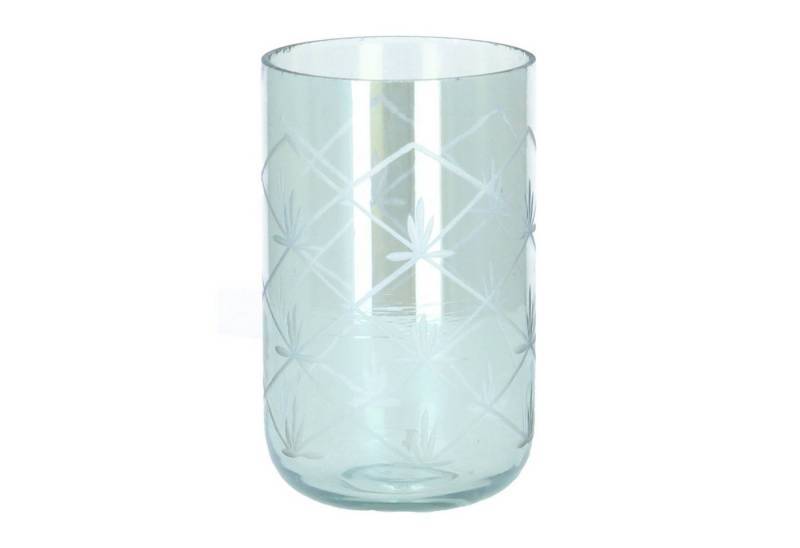 Chic Antique Kerzenhalter Nyons Hurricane Glas Schliff 15 cm olivgrün von Chic Antique