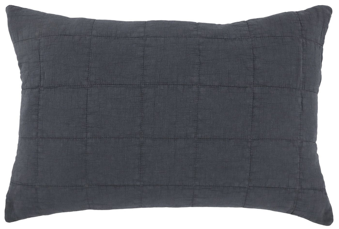 Chic Antique Kissenbezug Chic Antique - Kissenbezug Kissenhülle 60x40cm Baumwolle Dunkelgrau von Chic Antique