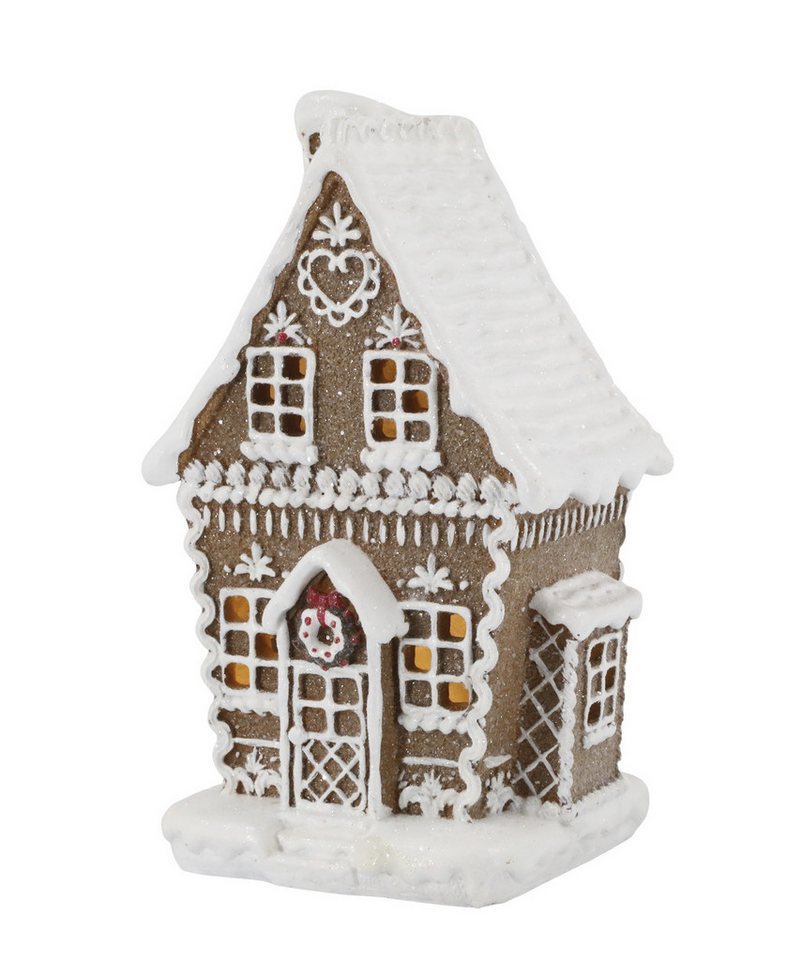 Chic Antique LED Dekoobjekt Chic Antique Noël Lebkuchenhaus mit LED H 21cm 52084520, LED fest integriert von Chic Antique