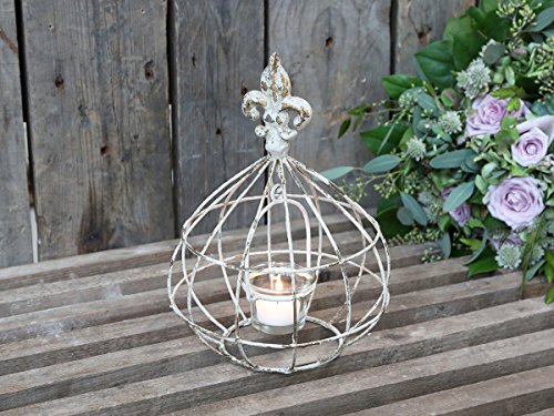 Chic Antique Laterne m. Glaseinsatz Frz. Lilie Windlicht Antique Creme Vintage Chic Antique Laterne m. Glaseinsatz Frz. Lilie Windlicht Antique Creme Vintage von Chic Antique