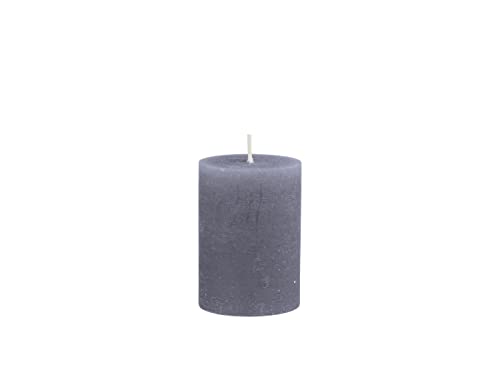 Chic Antique Macon rustikale Stumpenkerze Kerze Antik Altarkerzen 100% Paraffin Lange Brenndauer (Stone, 10x7 cm) von Chic Antique