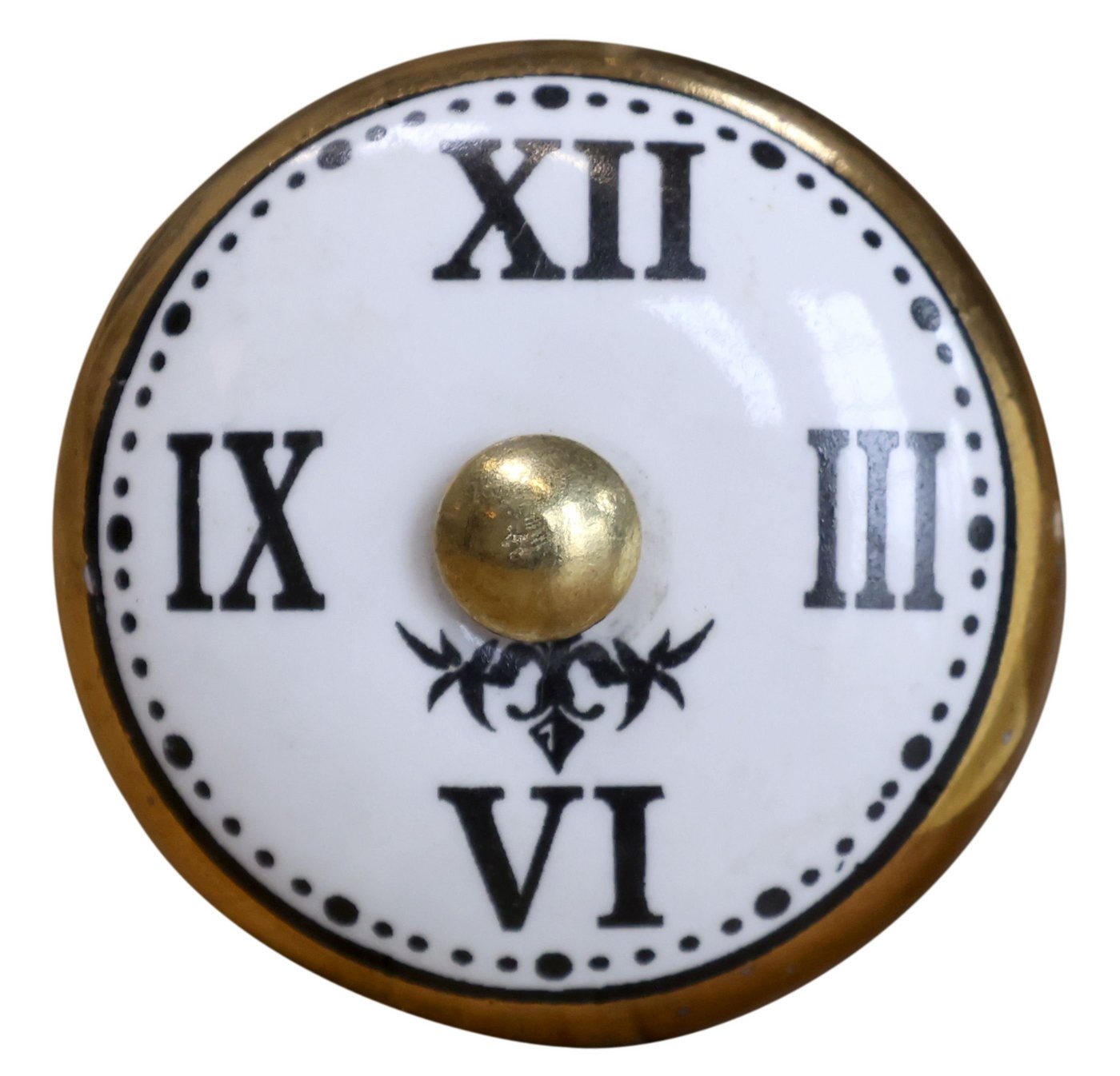 Chic Antique Möbelgriff Möbelgriff Schubladengriff Griff Knauf Porzellan Motiv Uhr Chic Chic Antique Möbelgriff Möbelgriff Schubladengriff Griff Knauf Porzellan Motiv Uhr Chic von Chic Antique