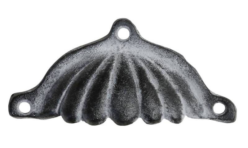 Chic Antique Muschelgriff Möbelgriff Schubladengriff Griff Möbelknauf Knauf Grau Chic Antique von Chic Antique