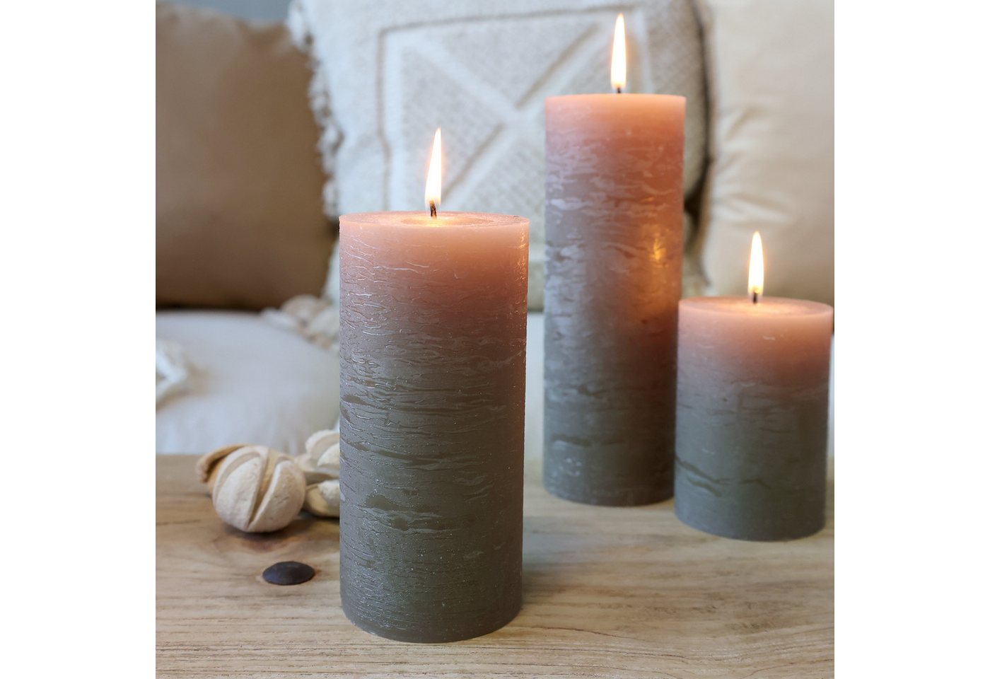 Chic Antique Rustic-Kerze Stumpenkerze Rustikale Kerze Macon Paraffin Linen versch.Größen, Echtwachskerze, Russfrei, Hochwertig, Brenndauer bis zu 210 Stunden Chic Antique Rustic-Kerze Stumpenkerze Rustikale Kerze Macon Paraffin Linen versch.Größen, Echtwachskerze, Russfrei, Hochwertig, Brenndauer bis zu 210 Stunden von Chic Antique