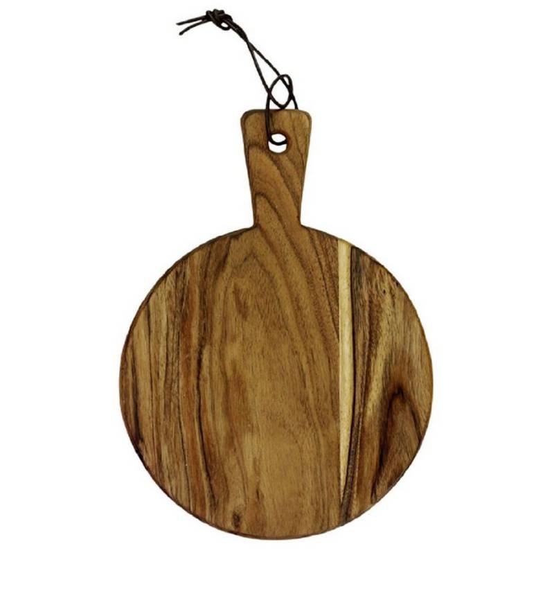 Chic Antique Schneidebrett Schneidebrett Akazienholz Servierbrett Ø24cm Chic Antique 61515-00 von Chic Antique