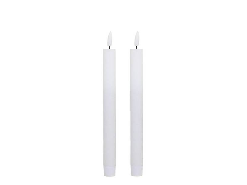 Chic Antique Spitzkerze Dinnerkerze Stabkerze LED 2er von Chic Antique