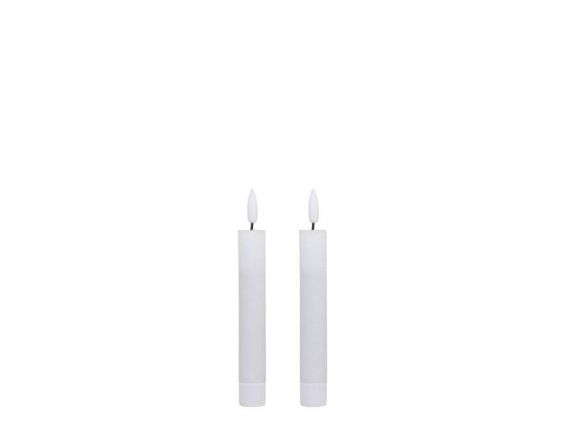 Chic Antique Spitzkerze Dinnerkerze Stabkerze LED 2er von Chic Antique