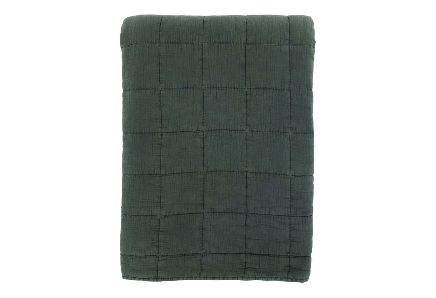 Chic Antique Tagesdecke Aix Quilt Tagesdecke Vintage L240/B240 cm forest green von Chic Antique