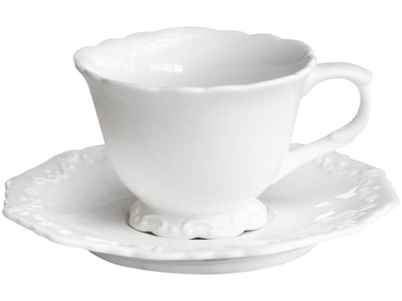 Chic Antique Tasse Provence Kaffee Unter, Porzellan von Chic Antique