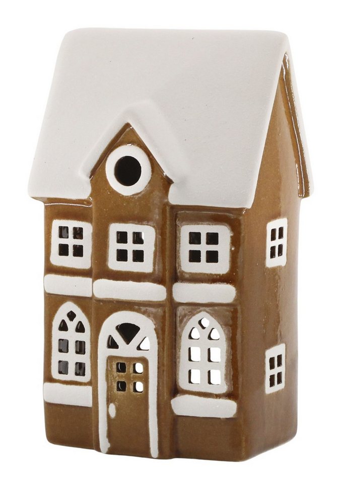Chic Antique Teelichthalter Chic Antique - Lichterhaus Teelichthaus Windlicht H17,5cm Braun Chic Antique Teelichthalter Chic Antique - Lichterhaus Teelichthaus Windlicht H17,5cm Braun von Chic Antique