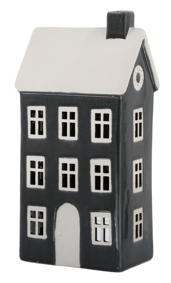 Chic Antique Teelichthalter Chic Antique - Lichterhaus Teelichthaus Windlicht H25cm Schwarz Chic Antique Teelichthalter Chic Antique - Lichterhaus Teelichthaus Windlicht H25cm Schwarz von Chic Antique