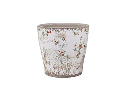 Chic Antique Topf Vase Übertopf Blumentopf Tulle Übertopf H9,5xØ10,5cm 65418-00 von Chic Antique