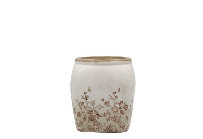 Chic Antique Übertopf Chaville Übertopf H13/D12 cm creme Keramik (1 St) von Chic Antique