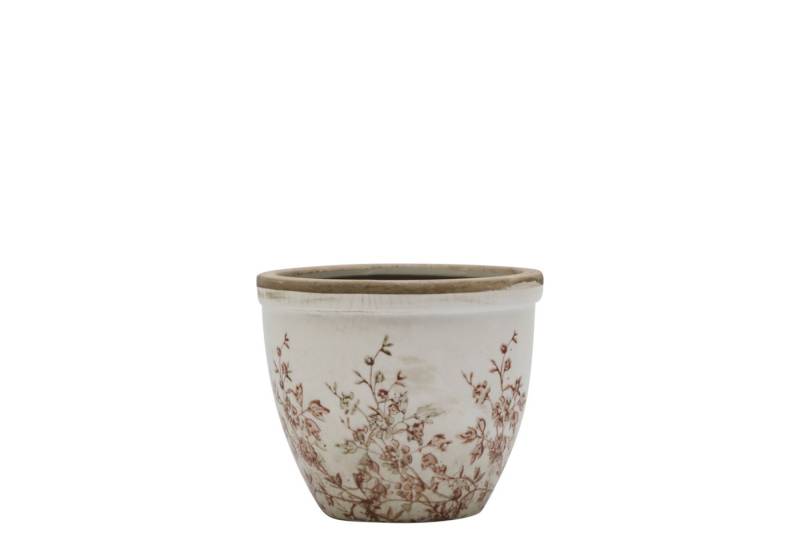 Chic Antique Übertopf Chic Antique * Chaville Übertopf H13/D15 cm creme Keramik (1 St) von Chic Antique