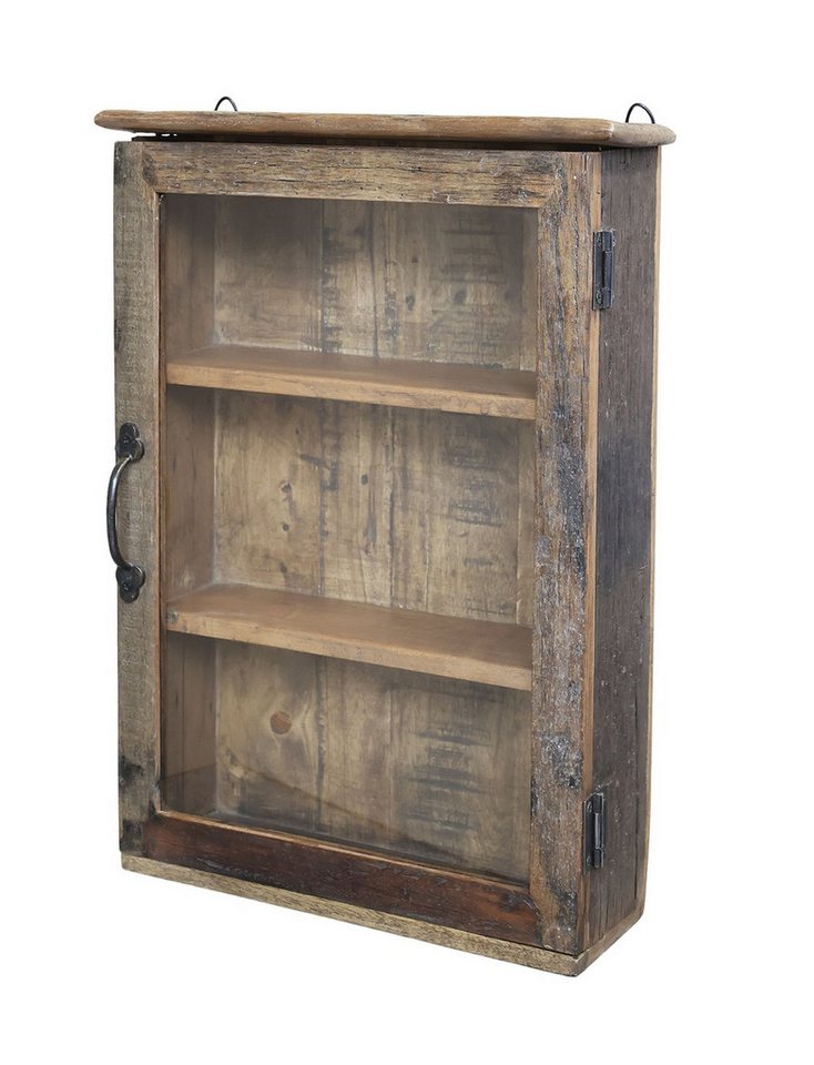 Chic Antique Wandregal Chic Antique - Wandschrank Hängeschrank Wandregal Holz Glastür von Chic Antique