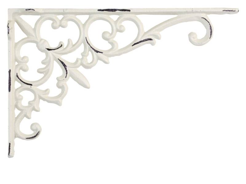 Chic Antique Wandregalhalter Garderobe 2 x Regal Regalträger Wandregal Chic Antique 64611-19 von Chic Antique