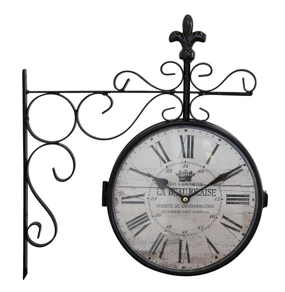 Chic Antique Wanduhr Doppelseitige Wanduhr Bahnhofsuhr Uhr Ø 23cm Retro Metall Chic Chic Antique Wanduhr Doppelseitige Wanduhr Bahnhofsuhr Uhr Ø 23cm Retro Metall Chic von Chic Antique