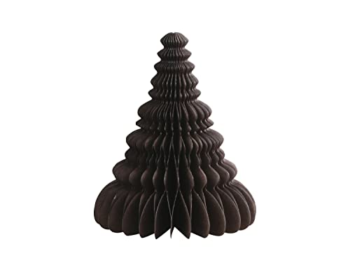 Chic Antique Weihnachtsbaum Aufsteller aus Papier versch. Farben und Größen Christbaum Dekobaum Faltbar (H 15 x Ø 12,5 cm, Chocolate) von Chic Antique