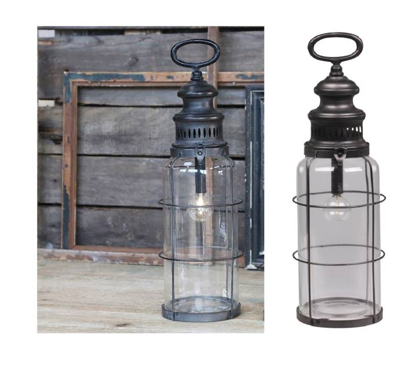 Chic Antique Windlicht Chic Antique - Laterne Windlicht Lampe LED Stalllaterne H 42cm Chic Antique Windlicht Chic Antique - Laterne Windlicht Lampe LED Stalllaterne H 42cm von Chic Antique
