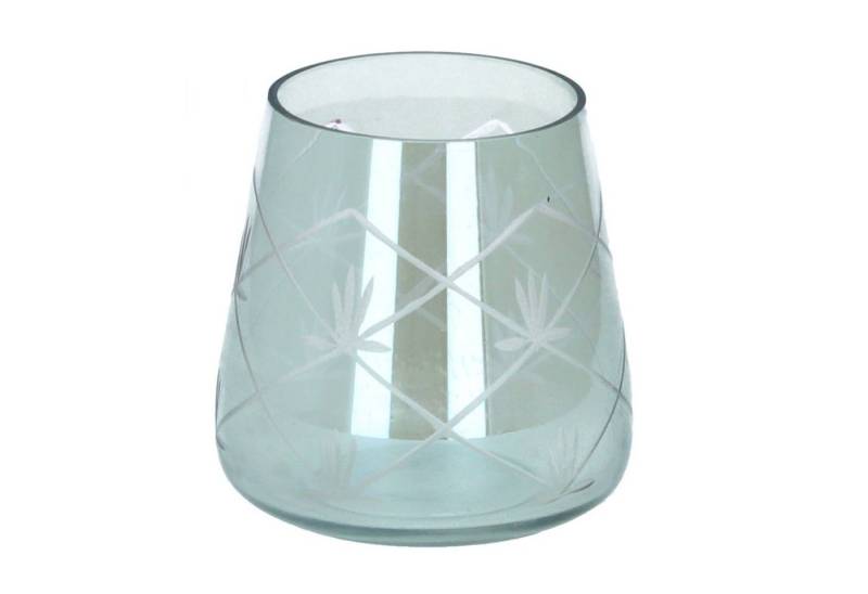 Chic Antique Kerzenhalter Nyons Hurricane Glas Schliff 11 cm olivgrün von Chic Antique