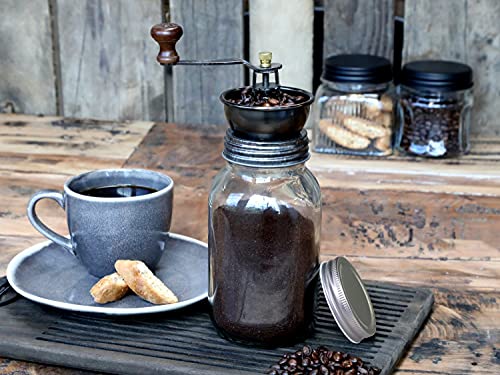 Chic Antique manuelle Kaffeemühle mit 1000 ml Glasbehälter von Chic Antique