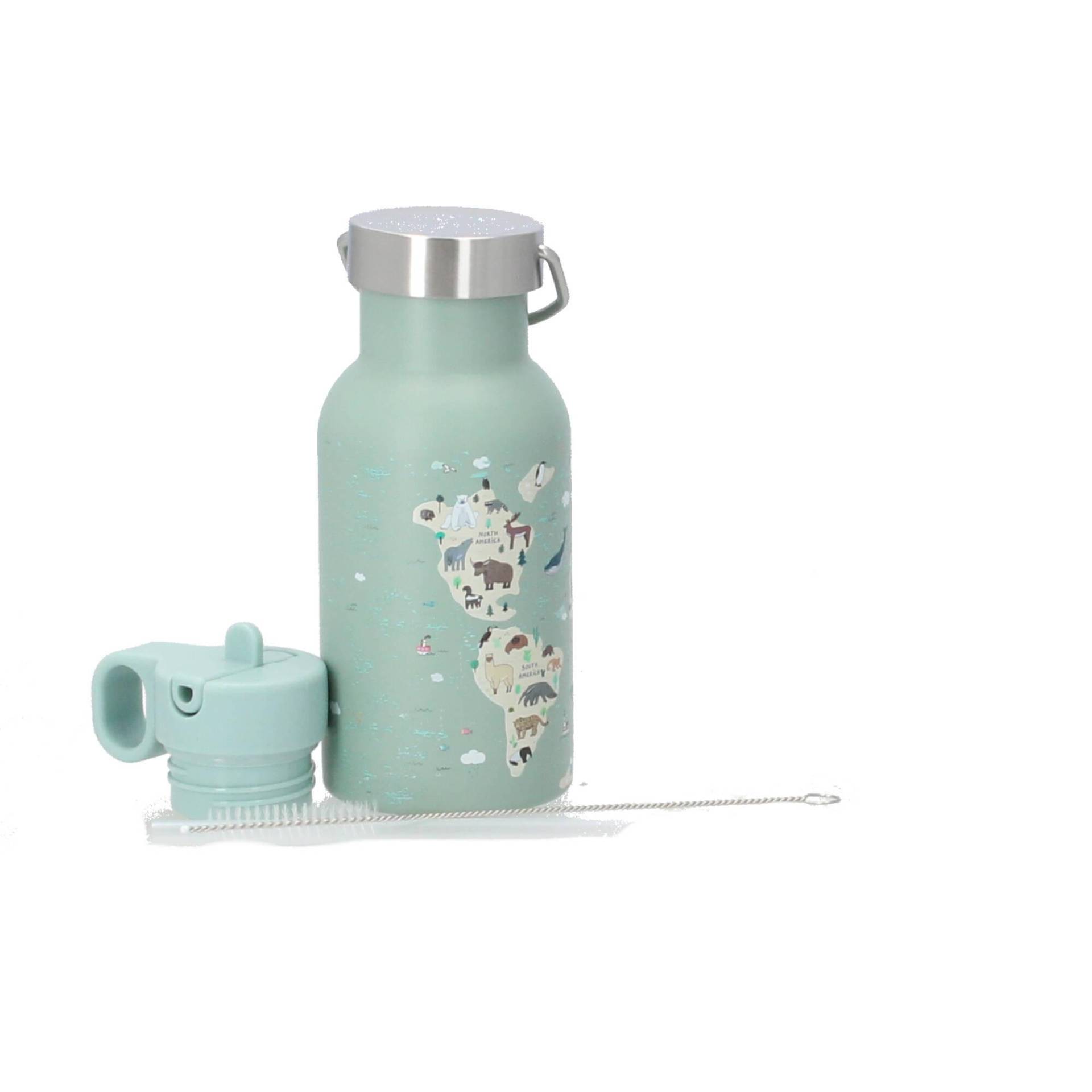 chic.mic Trinkflasche Kinder bioloco sky kids animal map 350ml von chic.mic GmbH