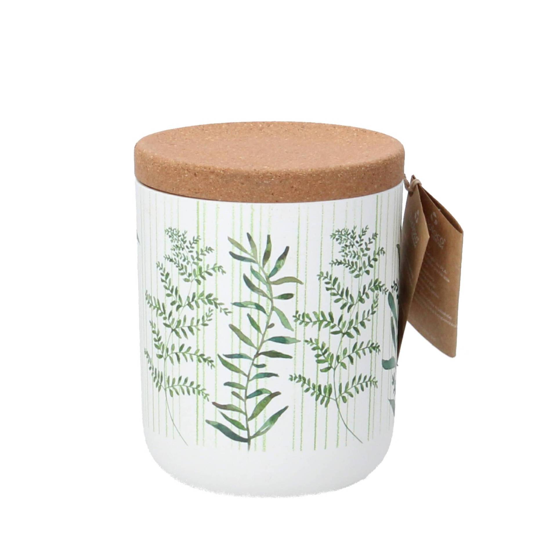 chic.mic Vorratsdose bioloco plant storage green leaves 800ml von chic.mic GmbH
