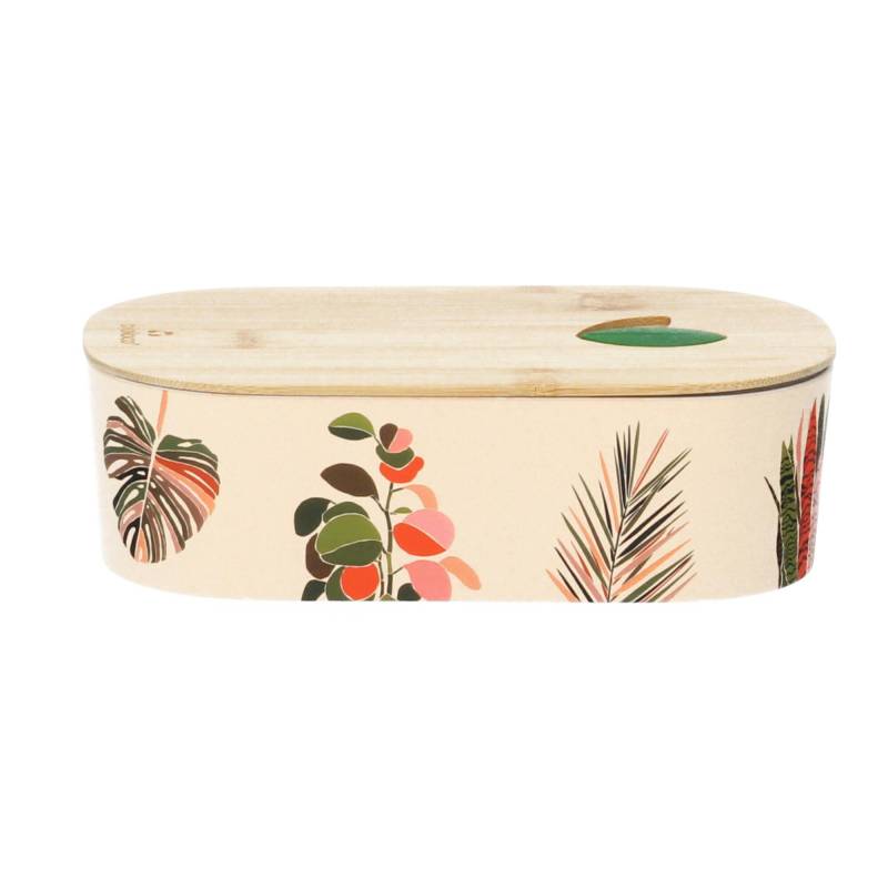 chic.mic Lunchbox bioloco plant oval colorful leaves BPLB108 von chic.mic GmbH