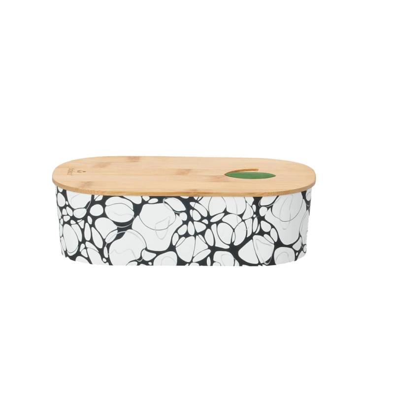 chic.mic bioloco plant lunchbox Brotdose silver swell von chic.mic GmbH
