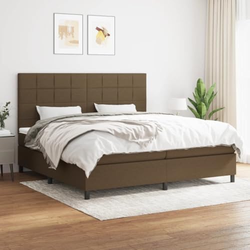 ChicAbode Boxspringbett mit Matratze Dunkelbraun 200x200 cm Stoff ChicAbode Boxspringbett mit Matratze Dunkelbraun 200x200 cm Stoff von ChicAbode