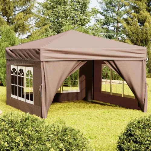 ChicAbode Partyzelt Faltbar mit Seitenwänden Taupe 3x3 m ChicAbode Partyzelt Faltbar mit Seitenwänden Taupe 3x3 m von ChicAbode