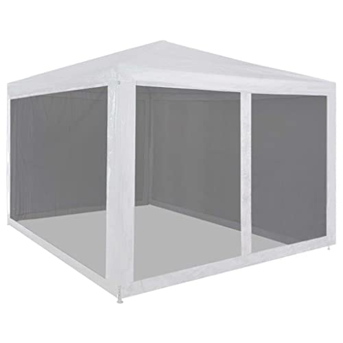 ChicAbode Partyzelt mit 4 Mesh-Seitenwänden 3 x 3 m von ChicAbode