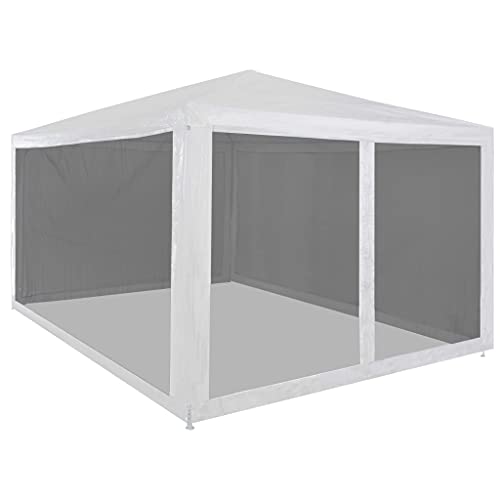 ChicAbode Partyzelt mit 4 Mesh-Seitenwänden 4 x 3 m von ChicAbode