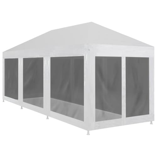 ChicAbode Partyzelt mit 8 Mesh-Seitenwänden 9 x 3 m von ChicAbode