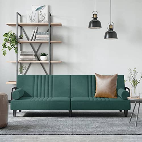 ChicAbode Schlafsofa Sofabett Gästesofa Schlafcouch Schlafsofa Bettsofa mit Armlehnen Dunkelgrün Samt ChicAbode Schlafsofa Sofabett Gästesofa Schlafcouch Schlafsofa Bettsofa mit Armlehnen Dunkelgrün Samt von ChicAbode