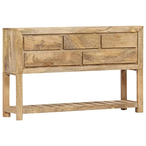ChicAbode Sideboard 120x30x75 cm Massivholz Mango von ChicAbode