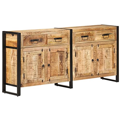 ChicAbode Sideboard 172x35x80 cm Mango Massivholz von ChicAbode