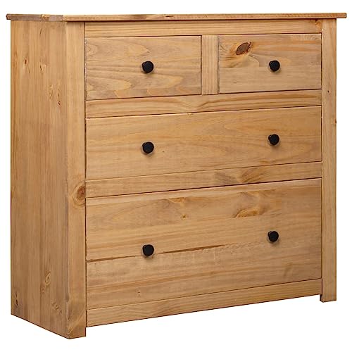 ChicAbode Sideboard 80x40x83 cm Kiefernholz Panama von ChicAbode