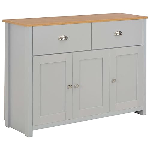 ChicAbode Sideboard Grau 112x35x81 cm von ChicAbode