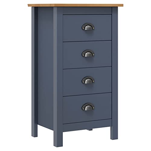 ChicAbode Sideboard Hill Grau 46x35x80 cm Massivholz Kiefer ChicAbode Sideboard Hill Grau 46x35x80 cm Massivholz Kiefer von ChicAbode