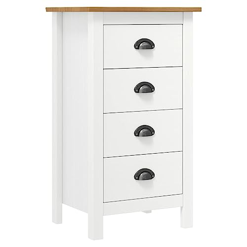 ChicAbode Sideboard Hill Weiß 46x35x80 cm Massivholz Kiefer ChicAbode Sideboard Hill Weiß 46x35x80 cm Massivholz Kiefer von ChicAbode