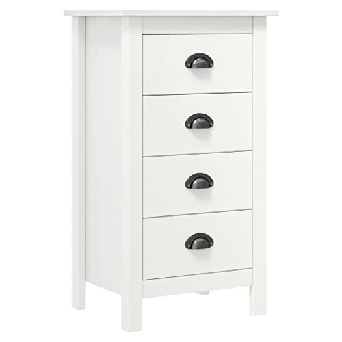 ChicAbode Sideboard Hill Weiß 46x35x80 cm Massivholz Kiefer ChicAbode Sideboard Hill Weiß 46x35x80 cm Massivholz Kiefer von ChicAbode