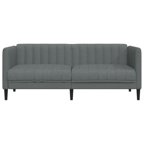 ChicAbode Sofa 2-Sitzer Dunkelgrau Stoff Zweisitzer Loungesofa Designsofa für Wohnzimmer, Couch Wohnzimmersofa von ChicAbode