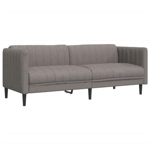 ChicAbode Sofa 3-Sitzer Taupe Stoff Polstersofa mit Stützbeinen, Dreisitzer Loungesofa Designsofa für Wohnzimmer, Couch Wohnzimmersofa von ChicAbode
