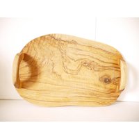 Französisch Holz Servier Tablett Handgemacht Ahorn Holz Mit Griffen Primitive von ChicFrangine