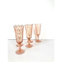 Arcoroc Rosaline Swirl Champagne Flutes Gläser Set Mit 5 Gläsern von ChicFrangine