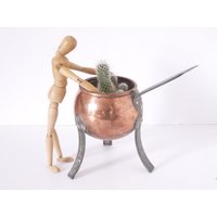 Kupfertopf Chafing Dish Mit Eisengriff Eisenfüße Kupfernieten Fondueteller Kupfertopf Chafing Dish Mit Eisengriff Eisenfüße Kupfernieten Fondueteller von ChicFrangine