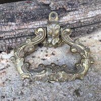 Antiker Möbelbeschlag/Schubladengriff Aus Bronze Antike Möbelbeschläge von ChicFrenchVintage